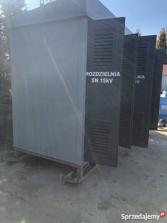 Stacja TRAFO transformatorowa mobilna SN 15kV Nn