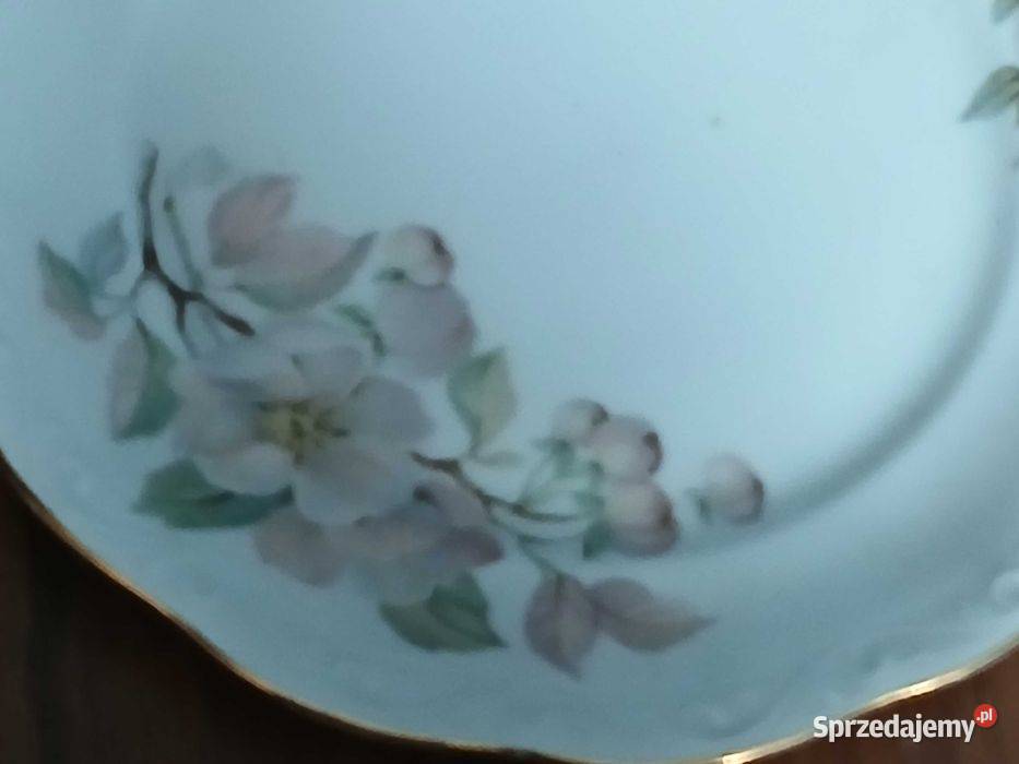 Zestaw starych 6 talerzyków porcelanowych KPM Porcelana i szkło małopolskie Kraków sprzedam