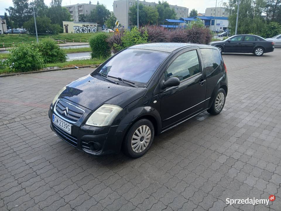 Citroen c2 11 benzyna 2005r 222000 przebieg gniazdo AUX Płock