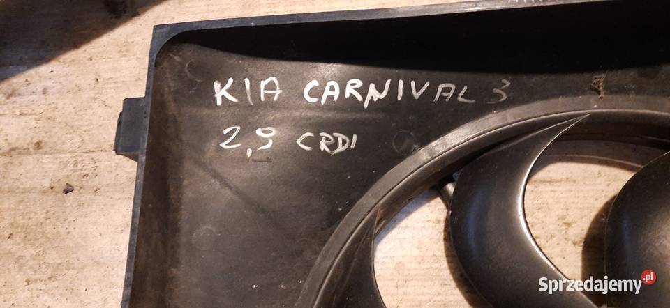 Kia carnival 3 29 crdi wentylatory chłodnicy