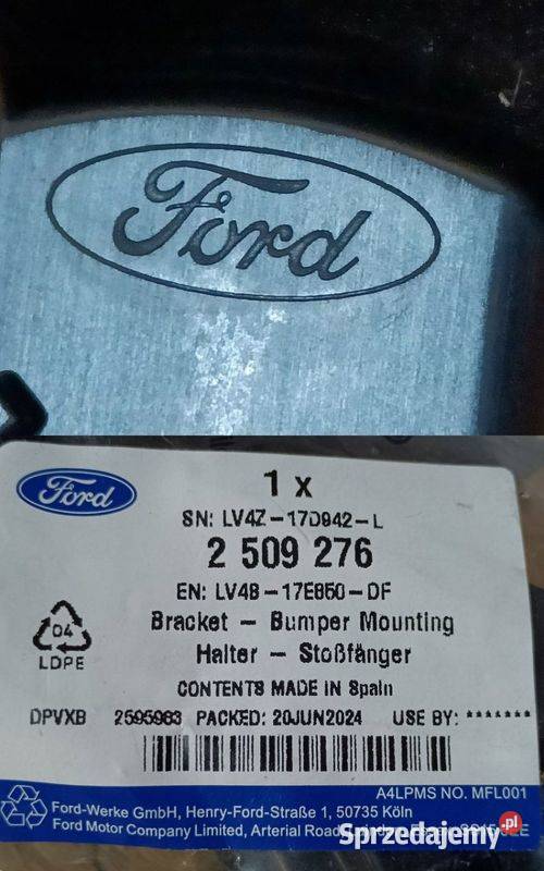 FORD KUGA MK3 20 ŚLIZG MOCOWANIE WSPORNIK Pleszew