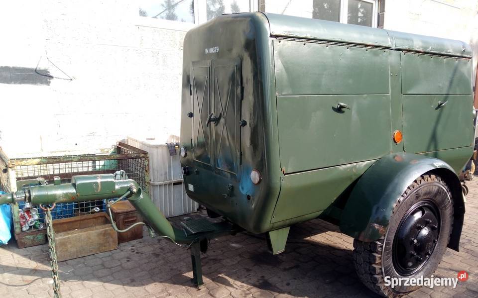 Agregat wojskowy 30kW na przyczepie Skierniewice sprzedam