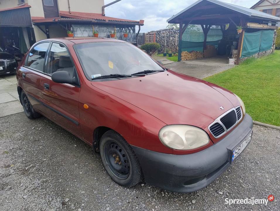 Daewoo Lanos wiśniowy
