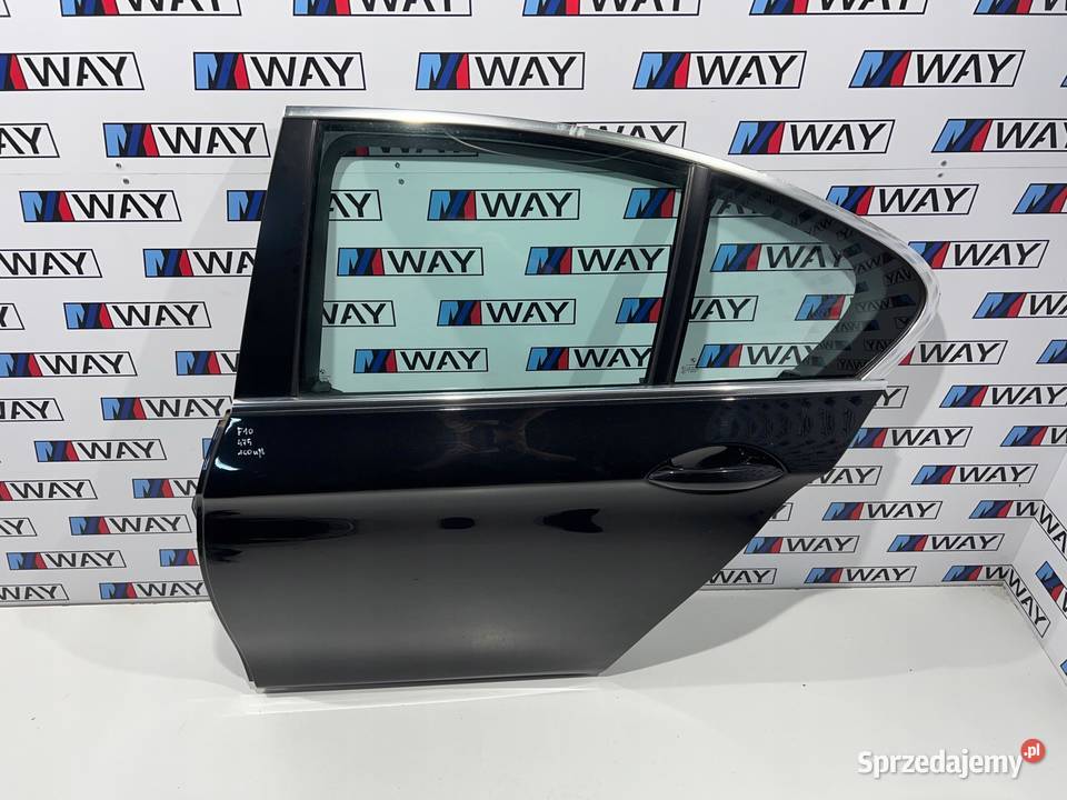 BMW 5 F10 DRZWI LEWY TYŁ LEWE TYLNE 475 BLACK osobowe