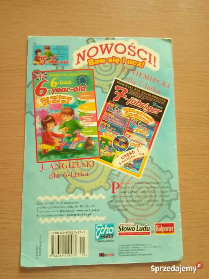 2 gazetki 5 latek jedną do nauki angielskiego sprzedam