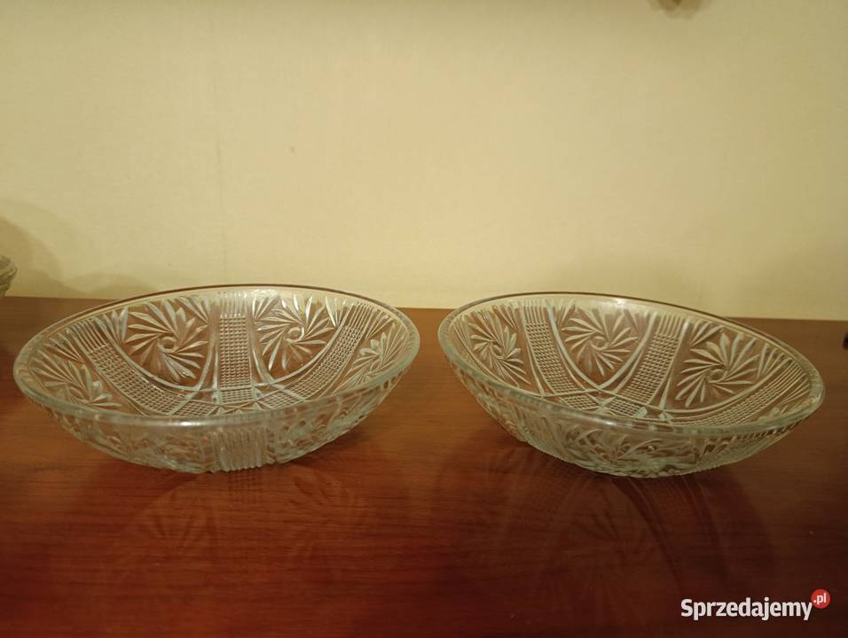 Dwie miseczki kryształowe Łódź sprzedam