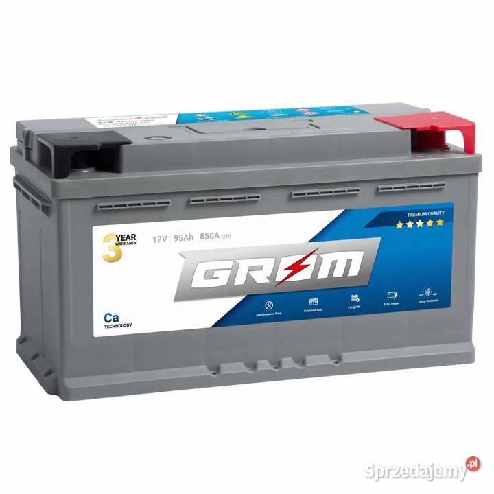 Akumulator GROM Premium 95Ah 850A EN PRAWY PLUS sprzedam
