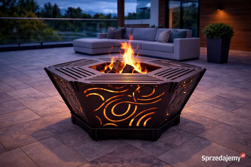 Palenisko ogrodowe PREMIUM 3 mm grill ruszt 7575 Sączów sprzedam