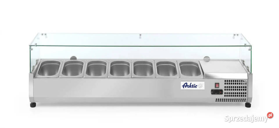 Nadstawka Chłodnicza 7x GN 14 1505x335 mm Hendi Kraków sprzedam