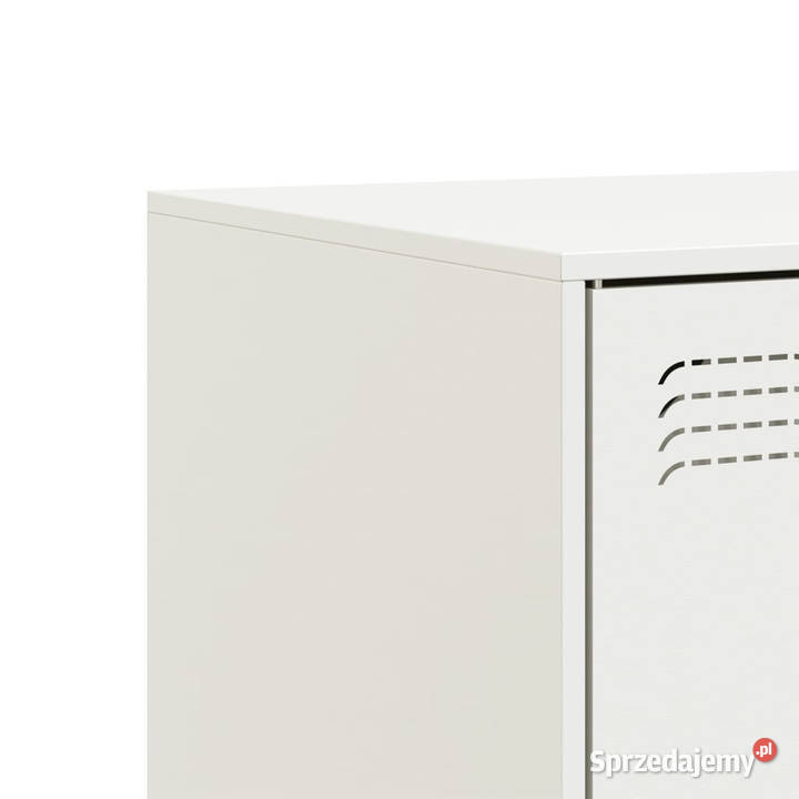 Szafka pod telewizor biała 67x39x44 stalowa