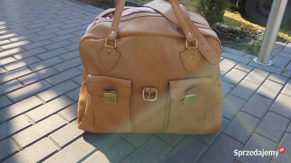 Torba dużo czasu vintage skóra Półwiosek Lubstowski