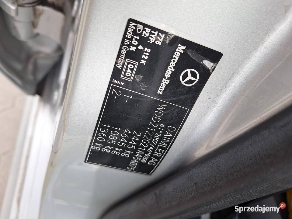 MercedesBenz W212 kombi Toruń
