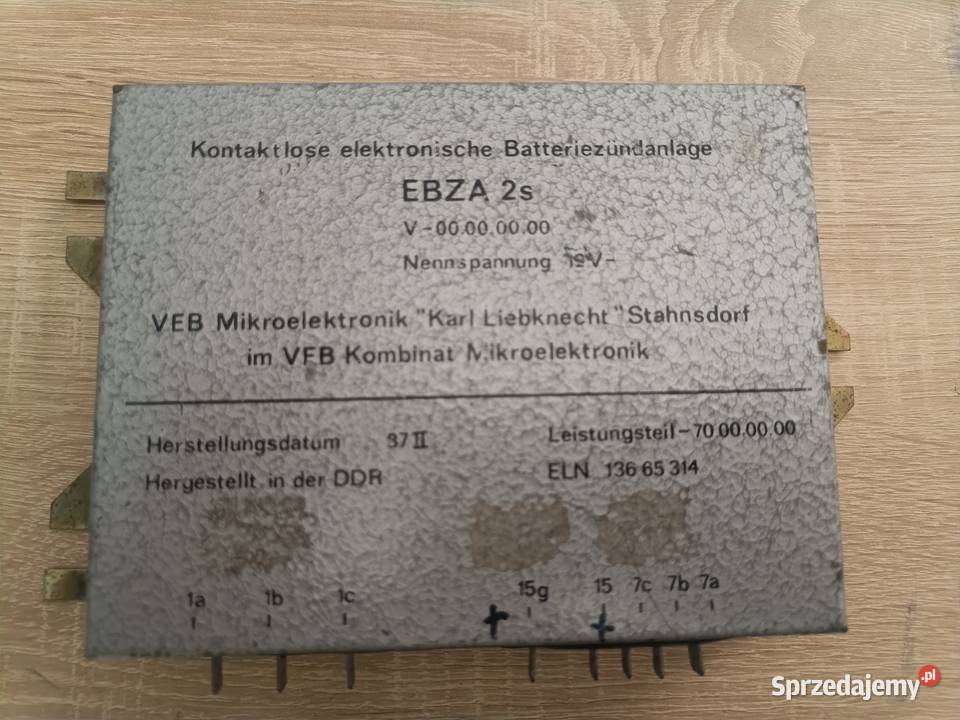 Wartburg 353 komputer zapłonowy elektroniczny Józefów