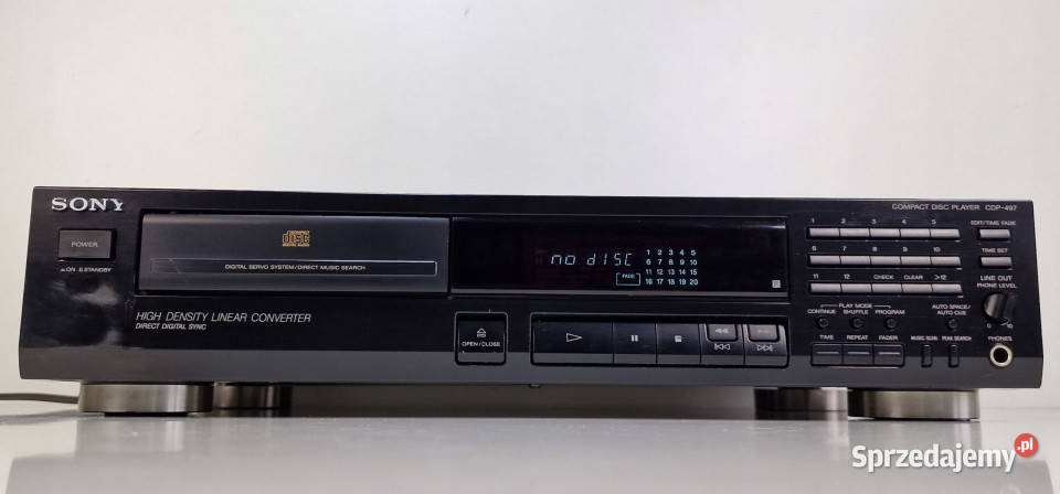 Cd player SONY CDP 497 Odtwarzacz CDP497 Międzychód
