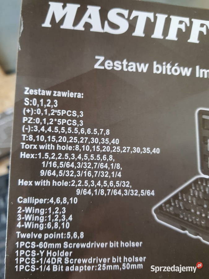 BITY KOŃCÓWKI TORX IMBUS DO WKRĘTARKI ZESTAW 100 Głogowa
