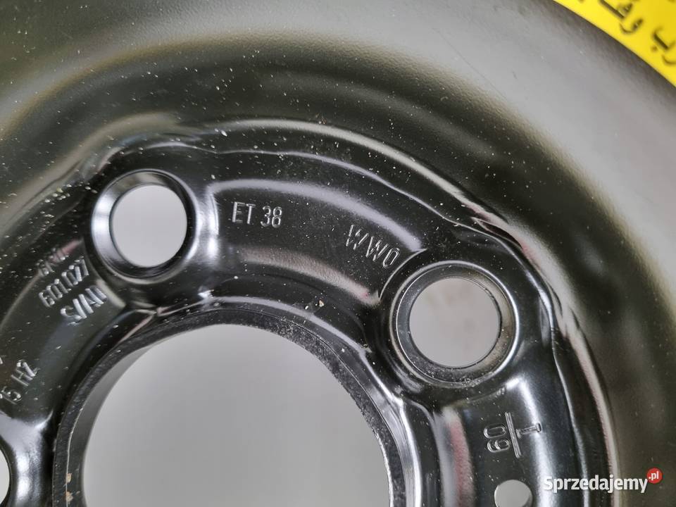 KOŁO ZAPASOWE VW Polo V Fabia II Zapas felga Rudka