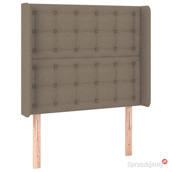 Zagłówek uszak taupe 103x16x118128 tkanina Ramy i stelaże Warszawa