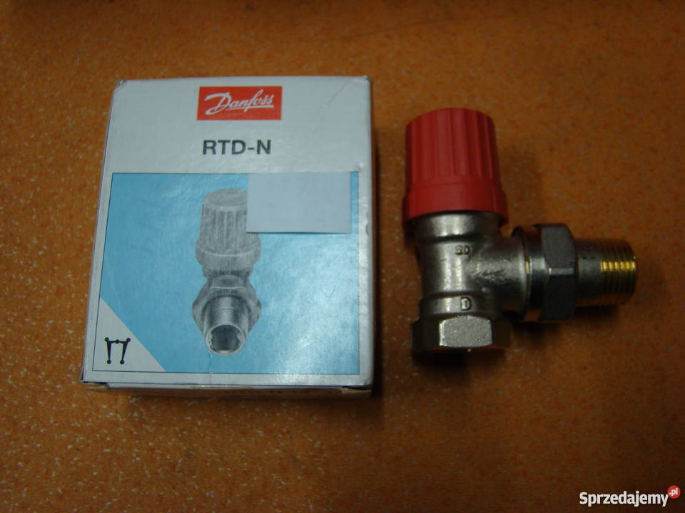 Zawor grzejnikowy katowy Danfoss RTD-N 1/2 cala 013L3703 Bielsko-Biala ...