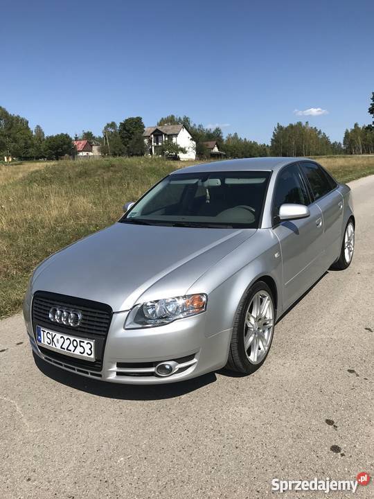 Audi A4 B7 sedan srebrny 6 biegów manual A4