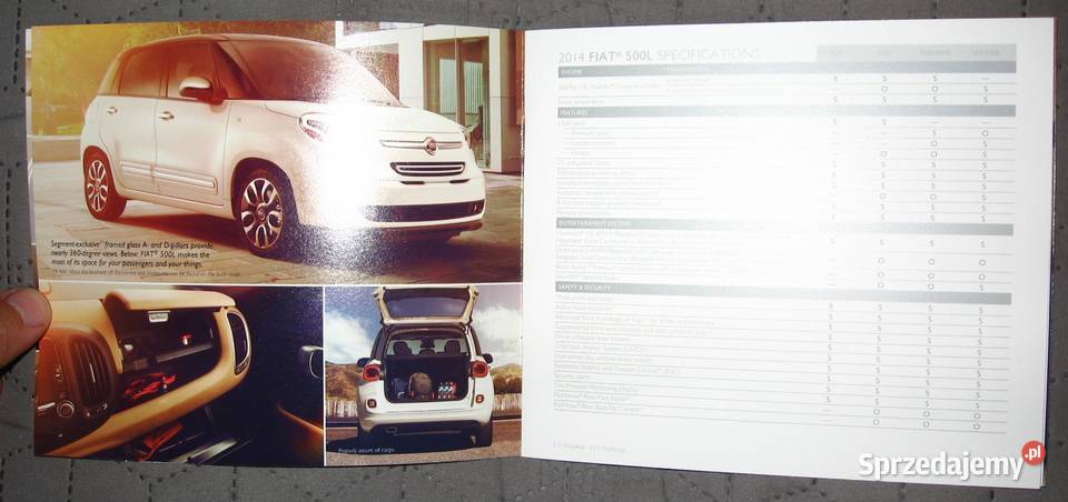FIAT 2013 prospekt katalog pomorskie Kępice sprzedam