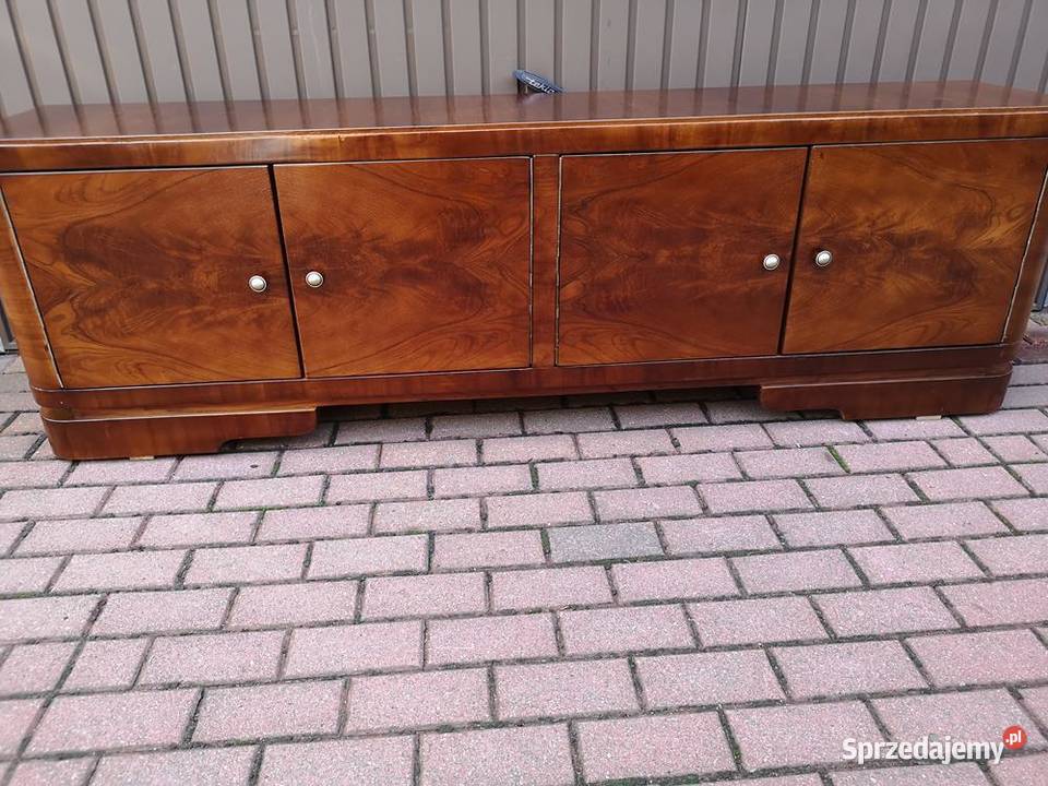 Komoda Szafka RTV 202 ARTDECO Orzech Niska Stara Swarzędz