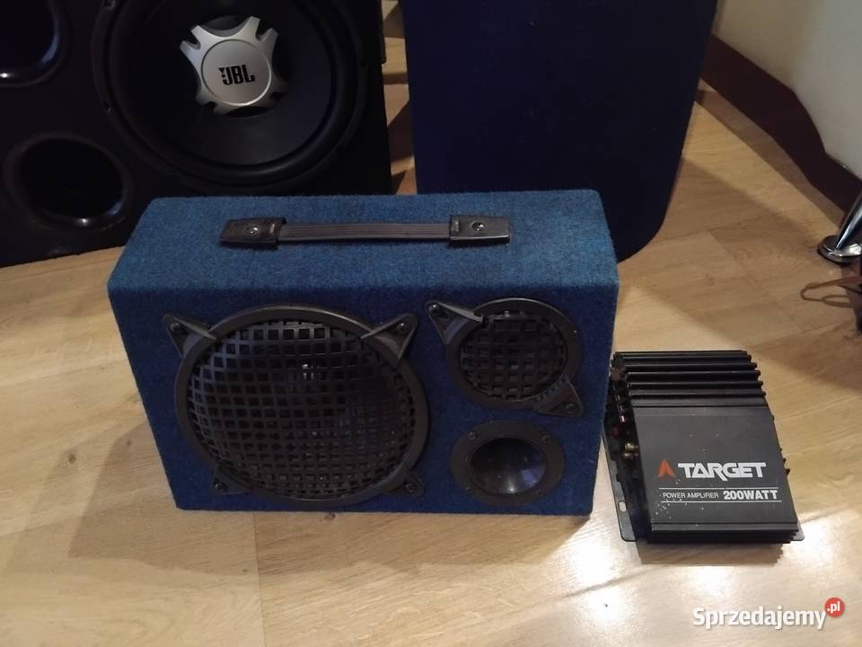 Subwoofer tuba wzmacniacz car audio skrzynia Konina sprzedam