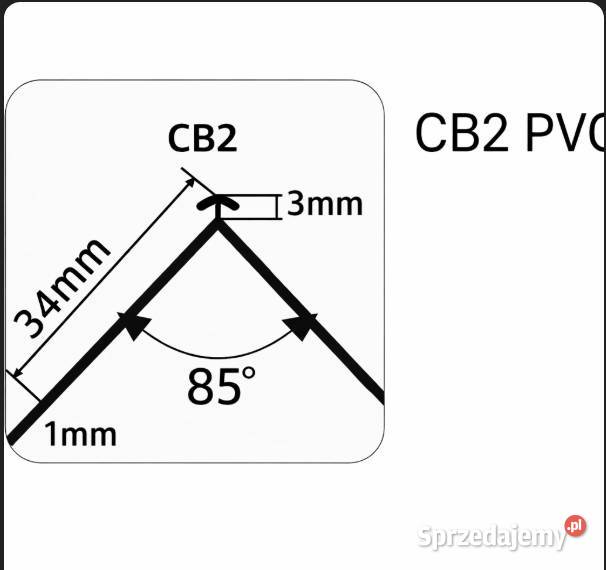 Narożnik tynkarski PCV CB2 Biłgoraj