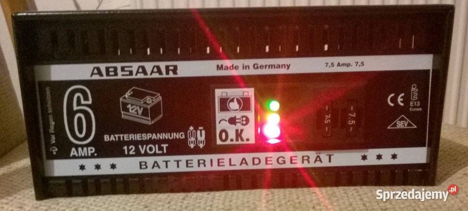 Prostownik ABSAAR 12V 6A Pozostałe Narzędzia Frampol