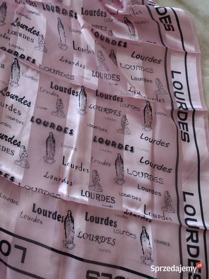 Lourdes Ekskluzywna apaszka z Lourdes Vintage małopolskie Kraków