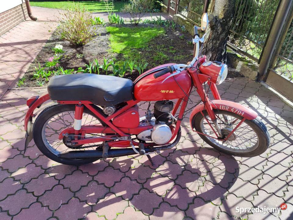 Wfm m06 1963r zarejestrowana biała tablica