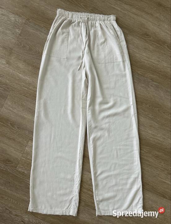 Spodnie lniane XS spodnie letnie damskie Cropp Wyszków