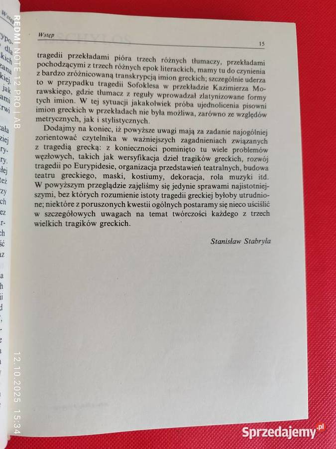 Ajschylos Sofokles Eurypides Antologia tragedii śląskie