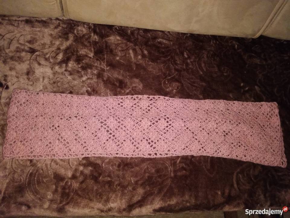 szalik różowy damski Poznań sprzedam