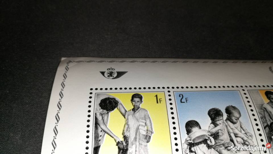 Znaczek Belgia 1967 Aid to refugees Filatelistyka Gdańsk