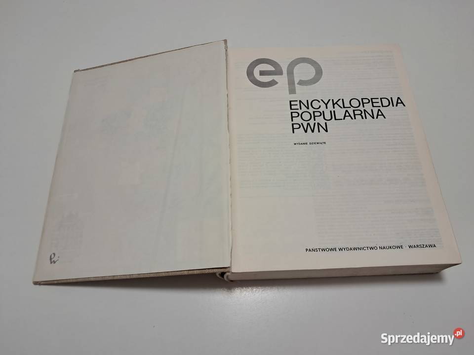 Książka Encyklopedia popularna PWN 1982 r do twarda Kraków