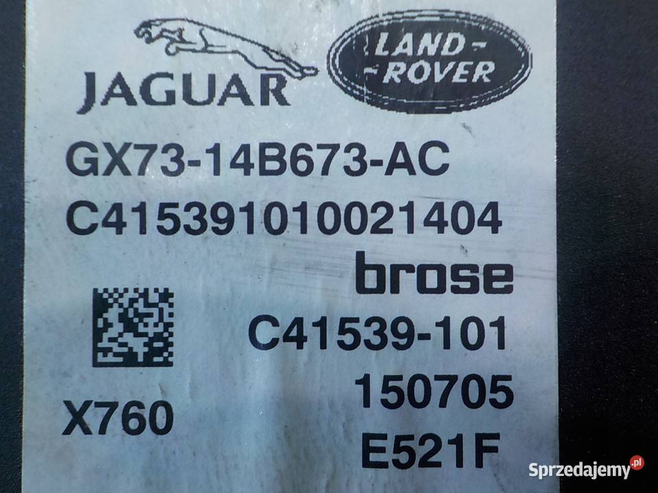 JAGUAR XE 20 D 15r SEDAN modul sterownika klapy osobowe Suków