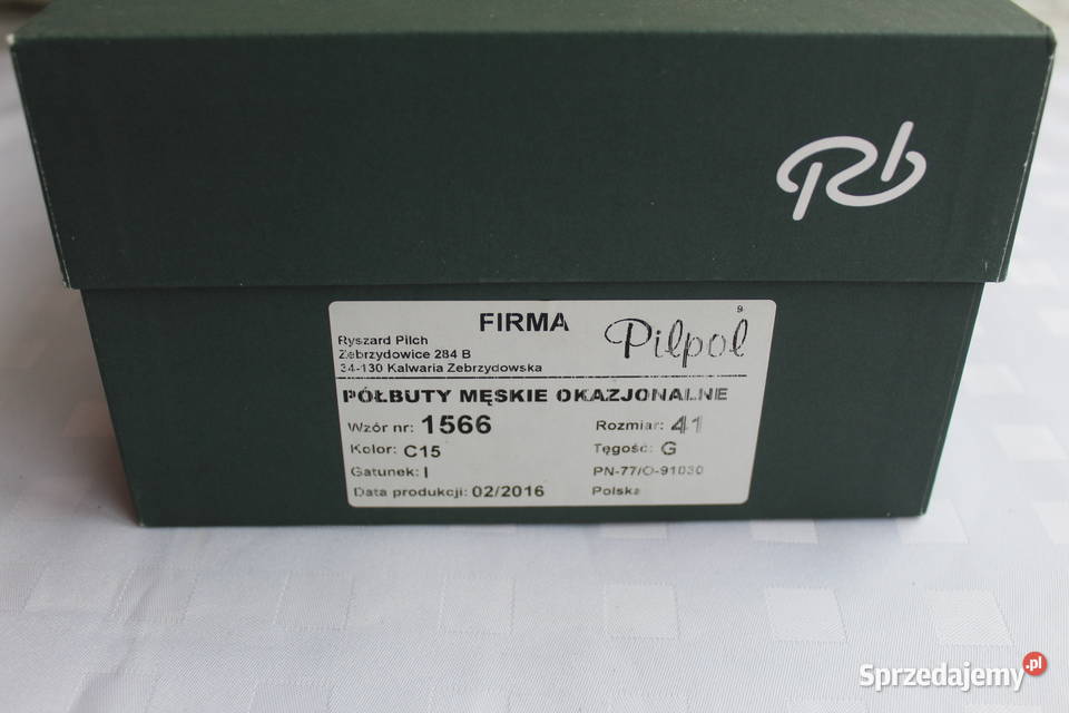 Półbuty Męskie 41 Czarny Skórzane Do Garnituru