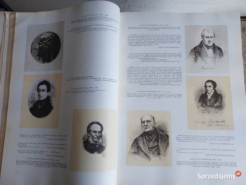 Stara duża książka Chopin w kraju Kobylańska Tczew