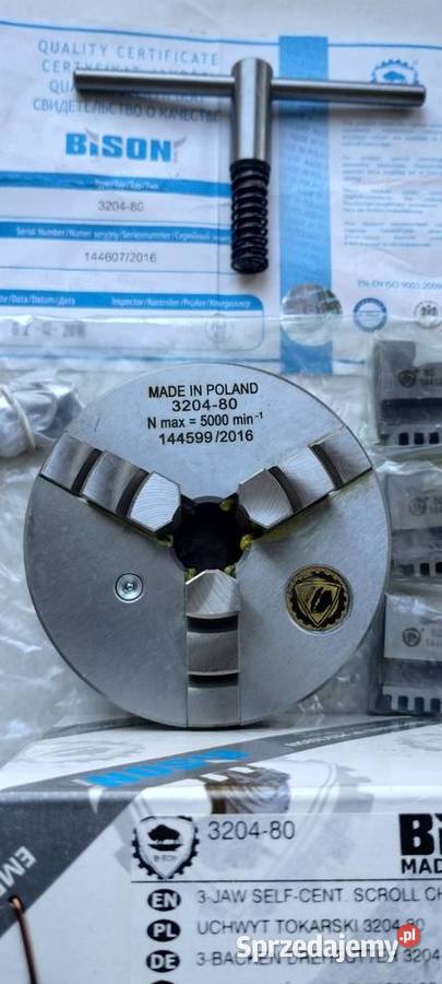 Uchwyt tokarski nowy 320480 BISON mazowieckie Warszawa