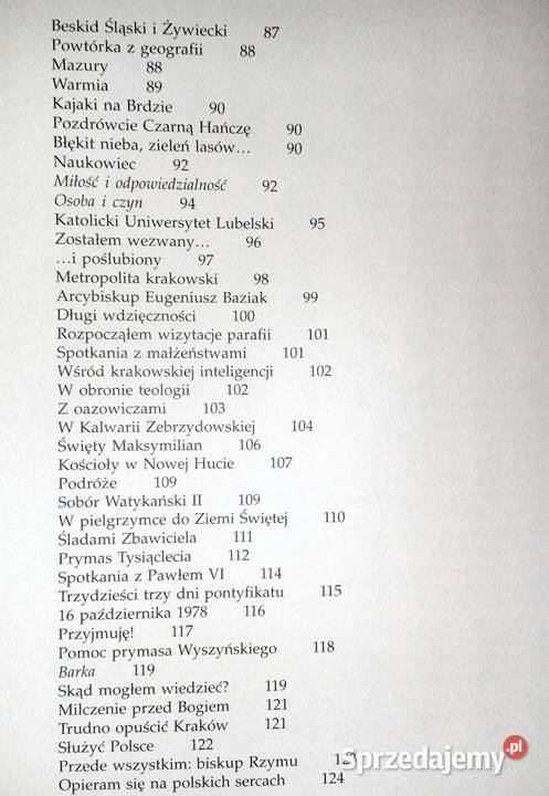 Jan Paweł II Autobiografia Justyna Chełm