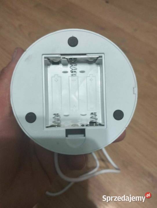 lampka nocna z recznie wykonanym kloszem