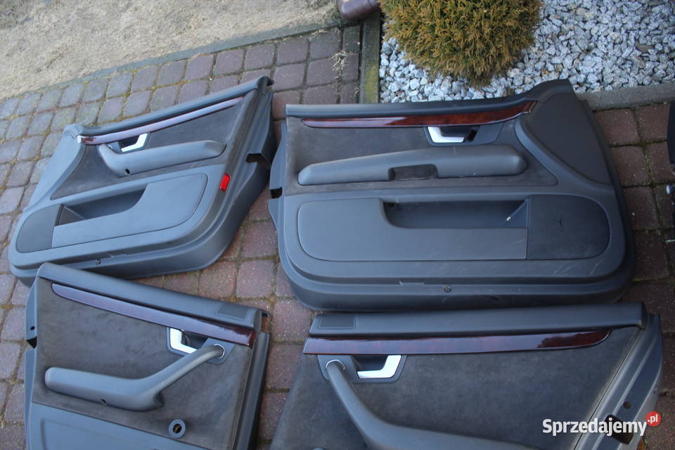 FOTELE KANAPA BOCZKI PÓŁSKÓRA AUDI A4 B6 KOMBI