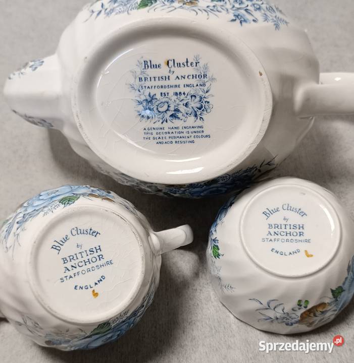 BRITISH ANCHOR Blue Cluster Serwis 6osobowy Warszawa