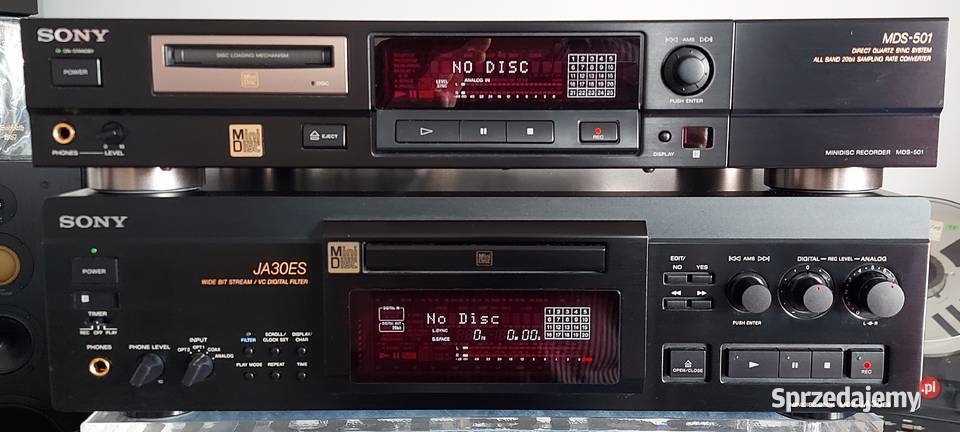 Nagrywarka Minidisc Sony MDS JA 30ES