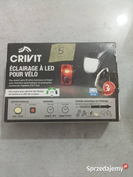 Lampki rowerowe akumulatorowe USB C zestaw nowe Warlubie