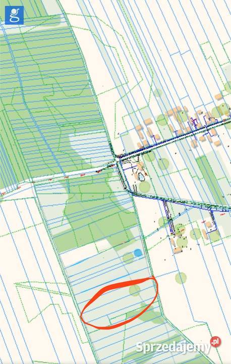 Działka Zamoście kolonia 042ha Sprzedaż Zamoście-Kolonia