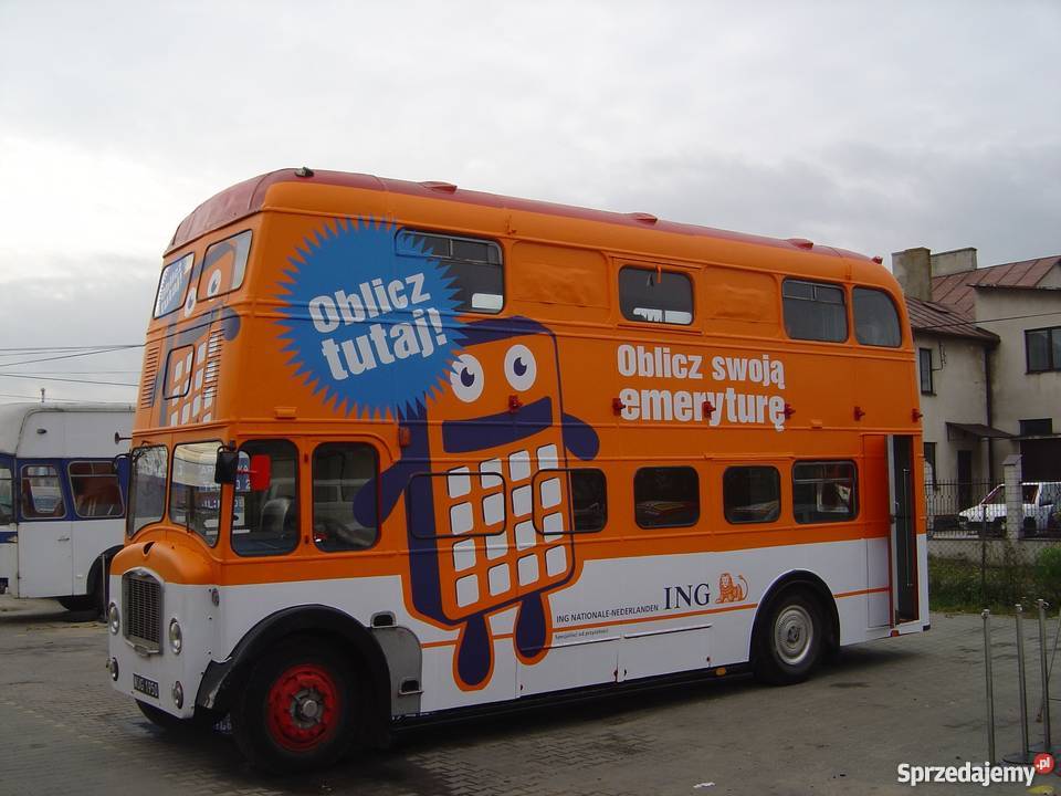 Zabytkowy piętrowy autobus promocyjny BRISTOL Piaseczno