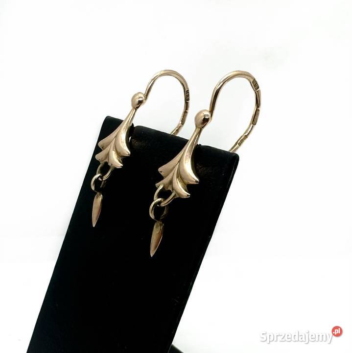 Złote Kolczyki pr 583 293g złoto Elbląg