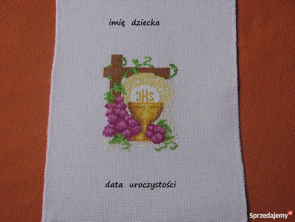 komunia pamiątka haft Czerwionka-Leszczyny