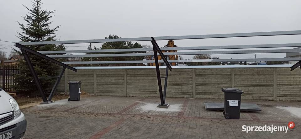 CARPORT 6x12 Wiata Fotowoltaiczna Konstrukcja